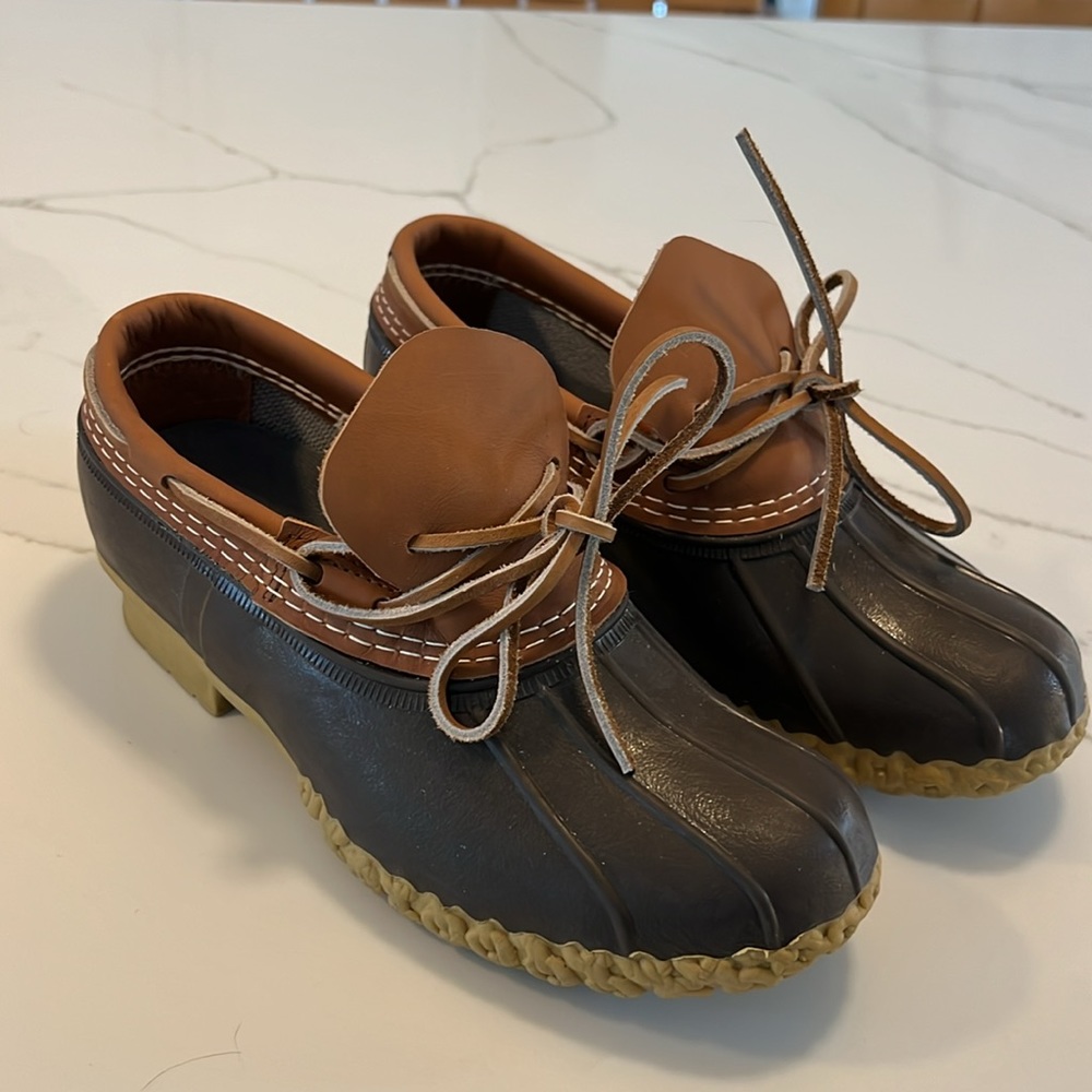 LL Bean Women's Bean Boots, Rubber Mocs Size 7